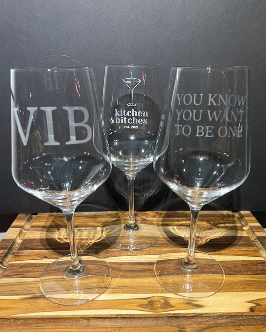 Kitchen Bitches - Starter Wine Glass Set